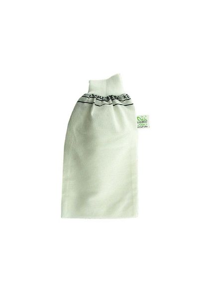 MBB ETİCARET White Bath Bath Bladder with Elastic 25x17 Cm