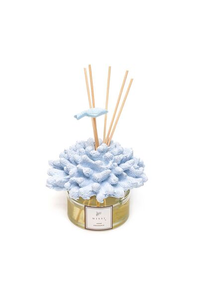 Missi Marin 150 ml Mavi Mercan Seramik Taşlı Aqua Medıterıan Oda Kokusu