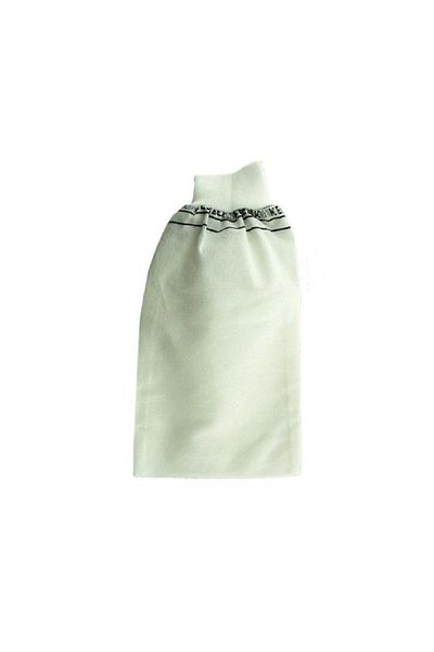 MBB ETİCARET 2 Pieces Thick Black and White Bath Bag 25x17 Cm