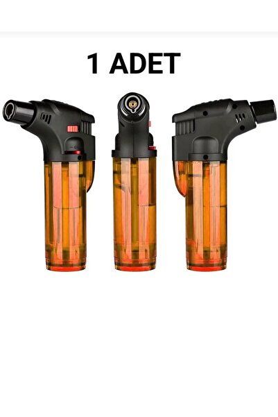 efmues Pürmüz Çakmak doldurabilir mangal nargile çakmağı turuncu renk 1 adet