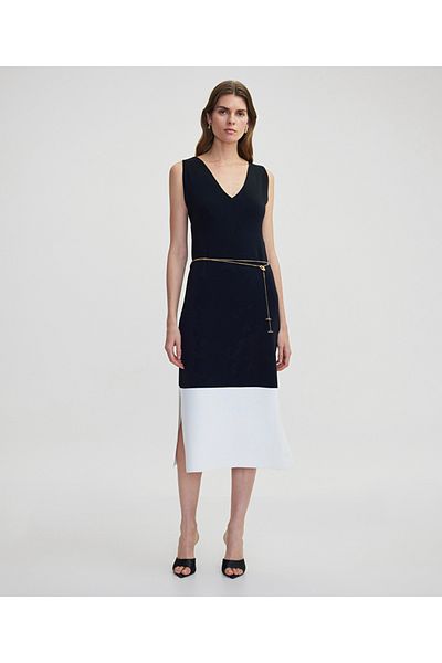 İpekyol Tricottage Dress with Chain Belt
