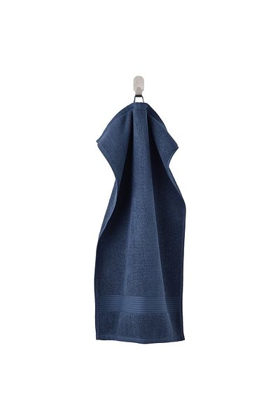 IKEA FREDRIKSJÖN Dark Blue Hand Towel 40x70 cm – 100% Cotton, 650 g/m² | IKEA