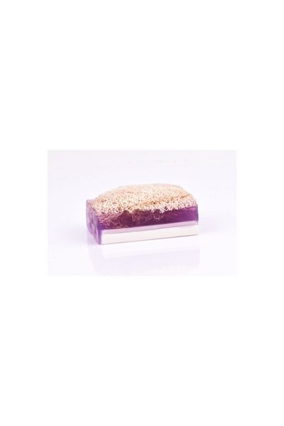 MBB ETİCARET Natural Pumpkin Fiber Lavender Soap