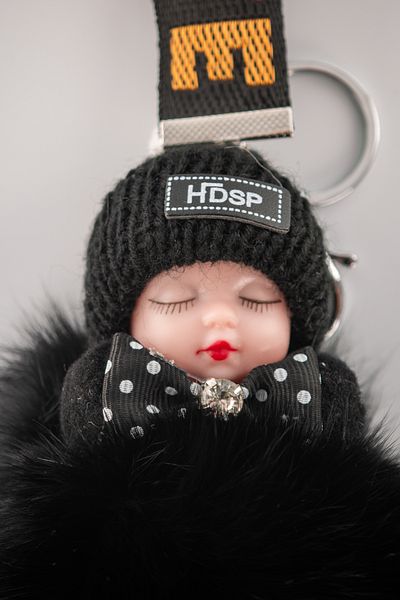 shop Plush Sleeping Doll Keychain - 13 cm