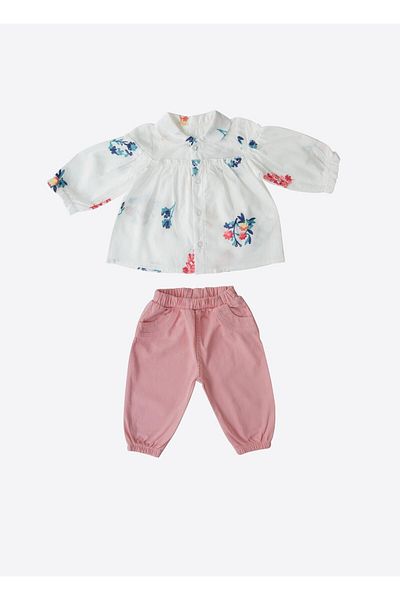 kitikate Organic Afonis 2-Person Mouth Ship White Set