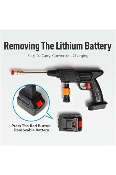 Generic 48V High-Pressure Water Sprayer, Car Washing Machine, 5M Range, Cordless Portable Electric Water Hig