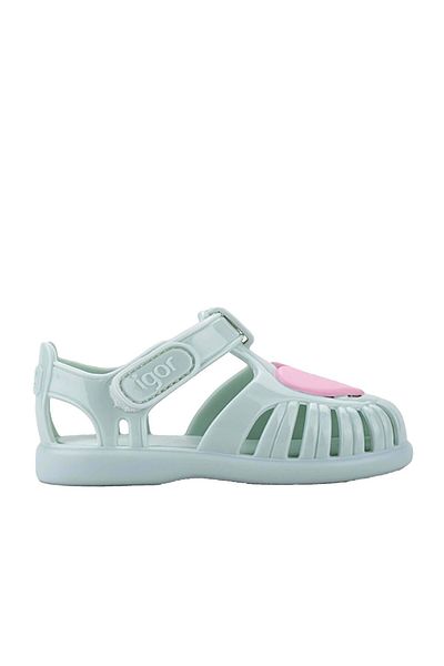 IGOR Детски унисекс сандали Tobby Gloss Love в зелено, унисекс, S10310