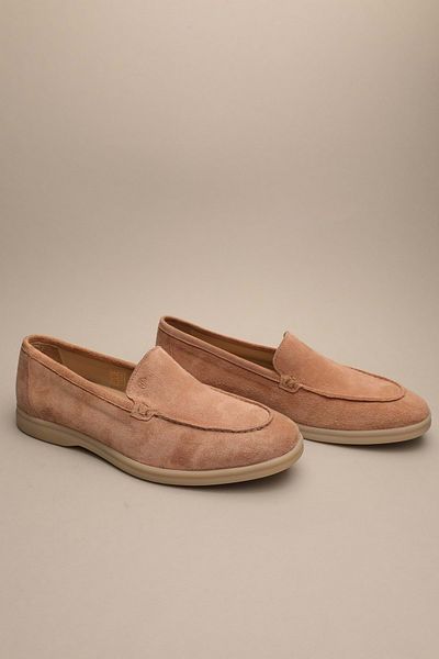 Gondol Men's Genuine Leather Classic Loafer Dusty Rose 40 Ttx.660