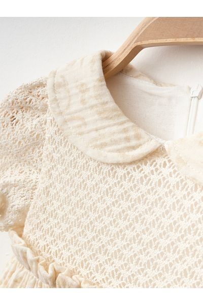 Lumia Baby Ethnic Pattern Bow Detail Baby Girl Dress