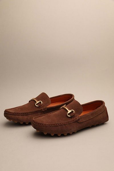 Gondol Loafer clasic pentru bărbați din piele naturală Mink 40 TTX.667