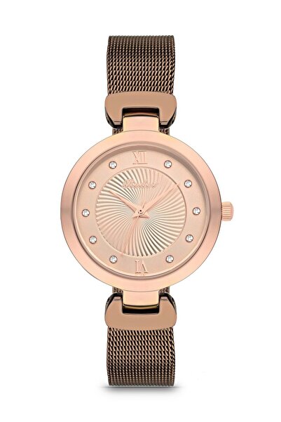 RODER 7250 Rosegold Classic Wrist Watch - Brown - One Size