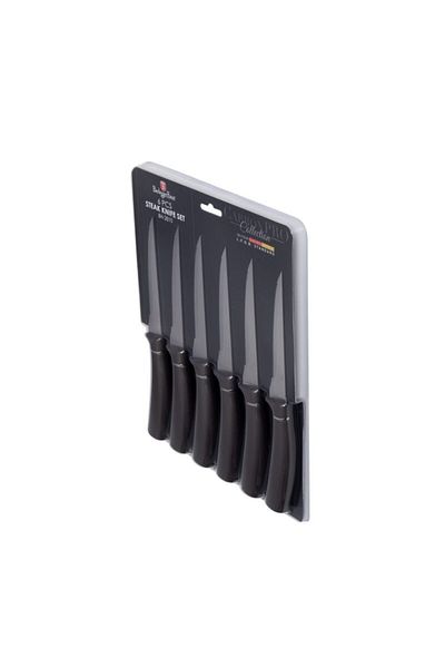 Berlinger Haus 6-piece Carbon PRO Line steak knife set