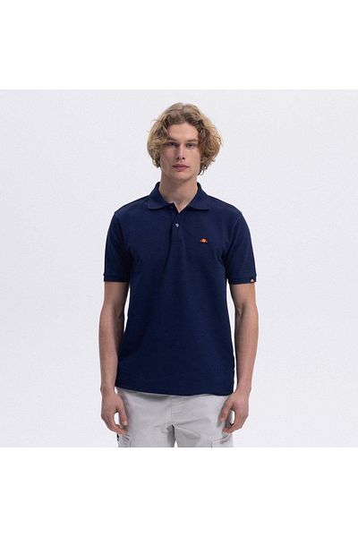 Ellesse Em460-Nv Polo Neck Men's T-Shirt - Navy Blue