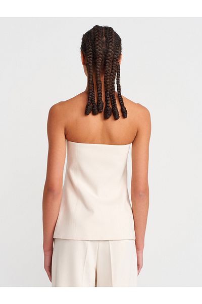 Dilvin 60578 Buttoned Vest-Stone