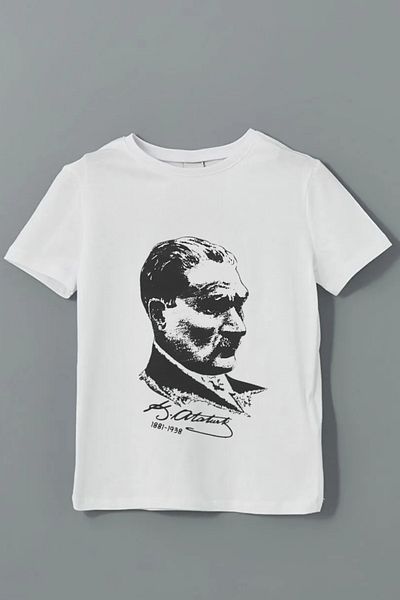 CreativeBebe Unisex Παιδικό T-Shirt Patriotic Ataturk Τουρκική Σημαία Σελήνης Αστέρι