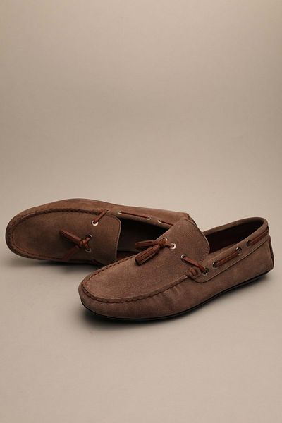 Gondol Loafer clasic pentru bărbați din piele naturală Mink 41 ttx.661