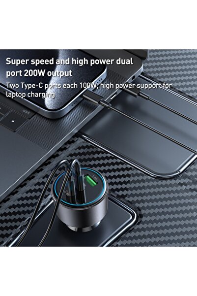 Yesido Y59 200W Car Phone Charger(Black)