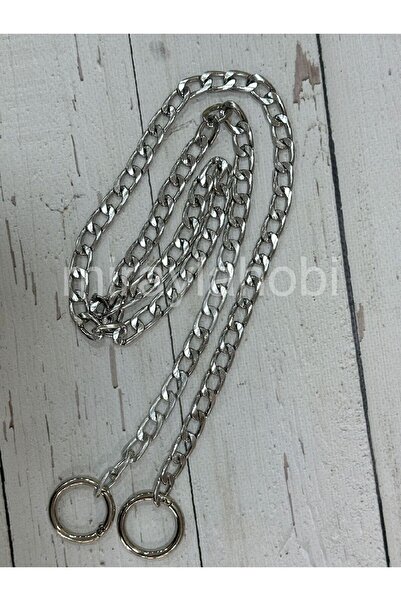 miraylahobi سلسلة محفظة معدنية فضية 1 متر