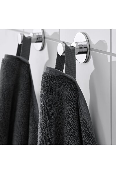 IKEA FREDRIKSJÖN Hand Towel Dark Grey 40x70 cm – 100% Cotton, 650 g/m² | IKEA