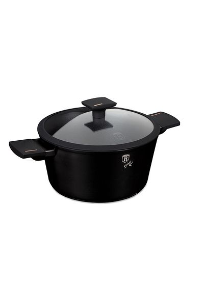 Berlinger Haus Casserole with lid with titanium surface 20 cm Monaco Collection