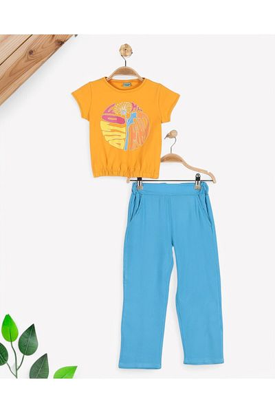 Ege Bebek FETE 2-3-4-5-6 ANI COSTUME DE VARĂ STILUL CU PANTALONI DE VĂRĂ