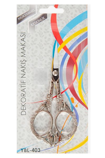 P Parla Embroidery Scissors Decorative Silver Bird Ybl-403 Model 21