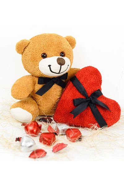 ÖZGÜNER Romantic Teddy Bear with Love Surprise