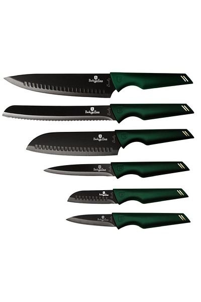 Berlinger Haus Emerald Collection 6-piece non-stick knife set