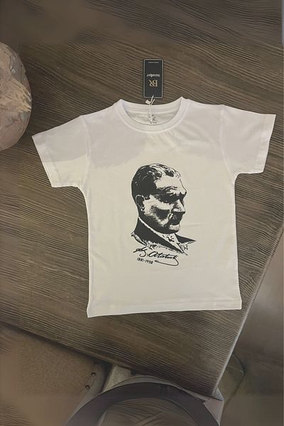 CreativeBebe Unisex Παιδικό T-Shirt Patriotic Ataturk Τουρκική Σημαία Σελήνης Αστέρι