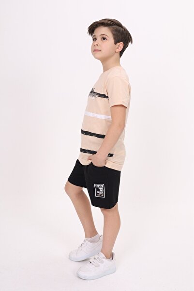 Toontoy Boy's Printed Shorts Suit