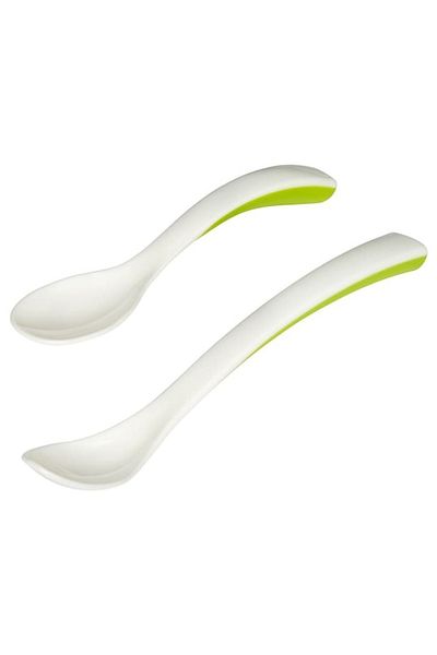IKEA ​IKEA BÖRJA Feeding and Baby Spoon Set – Safe, Ergonomic Spoons for Infant Feeding and Self-Feeding