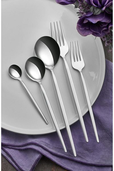 onon Sofrada Moda Aris 60 Piece Fork Spoon Set 18/10