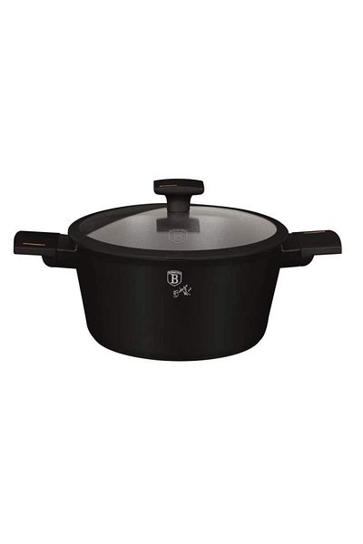 Berlinger Haus Casserole with lid with titanium surface 20 cm Monaco Collection