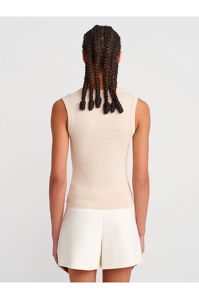 Dilvin 31632 Sleeveless Ball-Stone