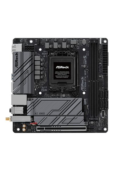ASROCK Placa de baza ASRock Z790M-ITX WiFi, DDR5, Intel Z790, LGA 1700, Mini-ITX