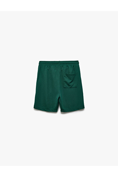 Koton Bermuda Pocket Waist Lace up Shorts