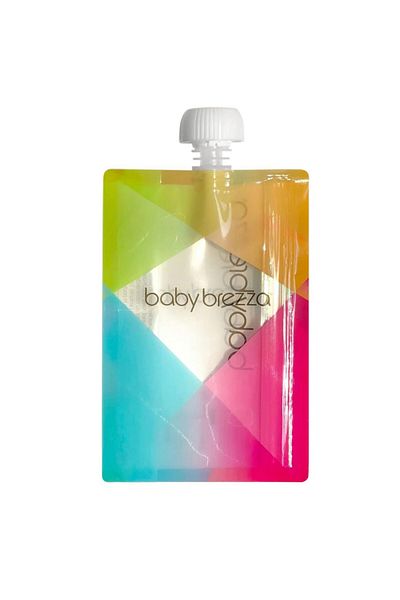 BABY BREZZA Reusable Baby Food Storage Pouch with Funnel System Multicolor 7oz