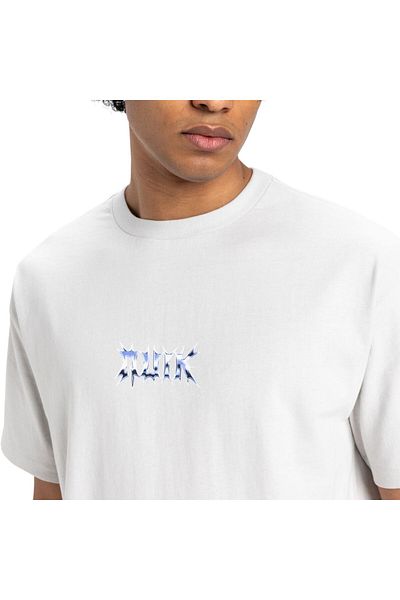Quiksilver Ανδρικό γκρι μπλουζάκι Mercury Chrome Lightning Ανδρικό μπλουζάκι Eqyzt08016