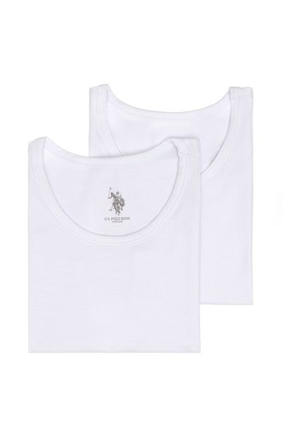 U.S. Polo Assn. Boy's 2-Piece White Undershirt 50310967 -Vr013