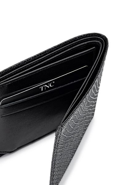 Tamer Tanca Men's Genuine Leather Black Wallet Wallet