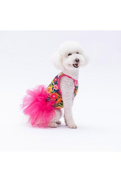 Pawstar Flowers Cat Dog Dress - Cat Dog Clothing