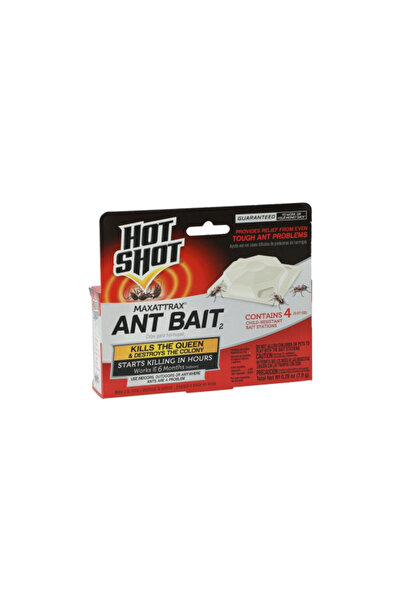 HotShot طُعم النمل ماكساتراكس سريع وفعال، 4 قطع، 7.9 جرام