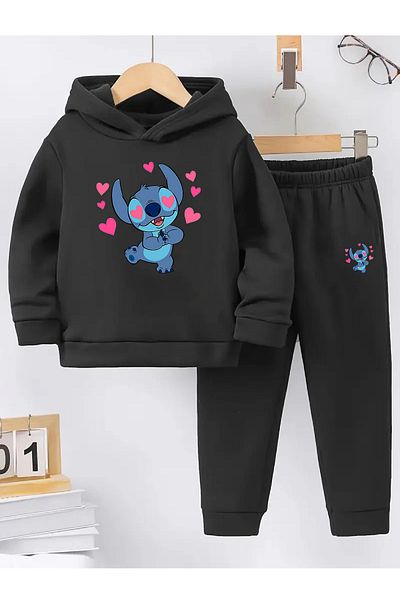 makiteks Χειμερινή φόρμα για κορίτσια 5 6 7 8 9 10 11 12 ετών Lilo Stitch 05