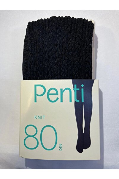 Penti PENTİ PRETTY KNIT 80 DEN KÜLOTLU ÇORAP SİYAH 11-13 YAŞ