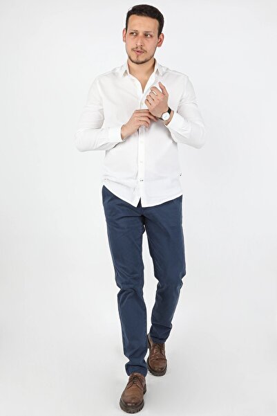 BALİNS Erkek Fleto Cep Gabardin Pantolon Lacivert