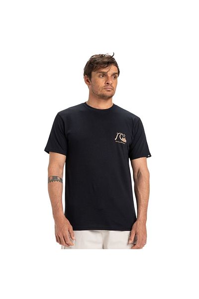 Quiksilver Evo Original Bs Men's Black T-Shirt Men T-Shirt Eqyzt08039