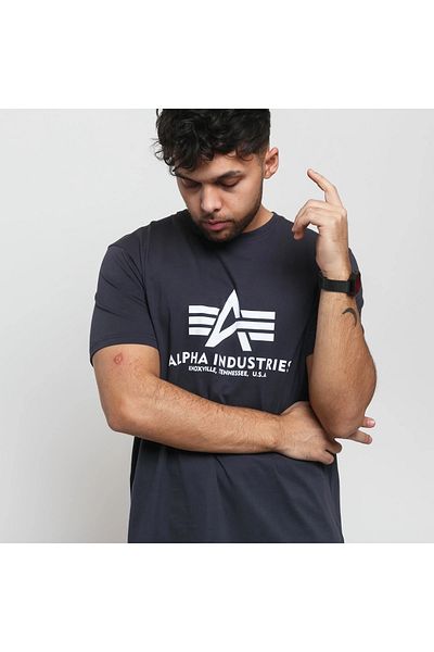 Alpha Industries Ανδρικό σκούρο μπλε t-shirt Alpha Industries Basic T Navy