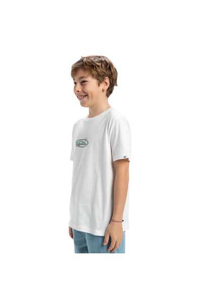 Quiksilver Λευκό μπλουζάκι για αγόρι Evo Nature Magic Yth