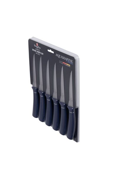 Berlinger Haus Steak knife set 6 pcs Aquamarine Metallic Line