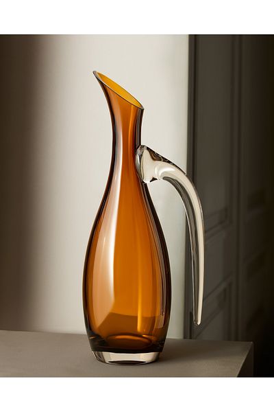 Madame Coco Trouville handgefertigte Glaskaraffe mit Henkel